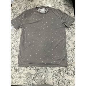 Denim & Flower Ricky Singh Men's Gray Graphic Print T-Shirt Size M